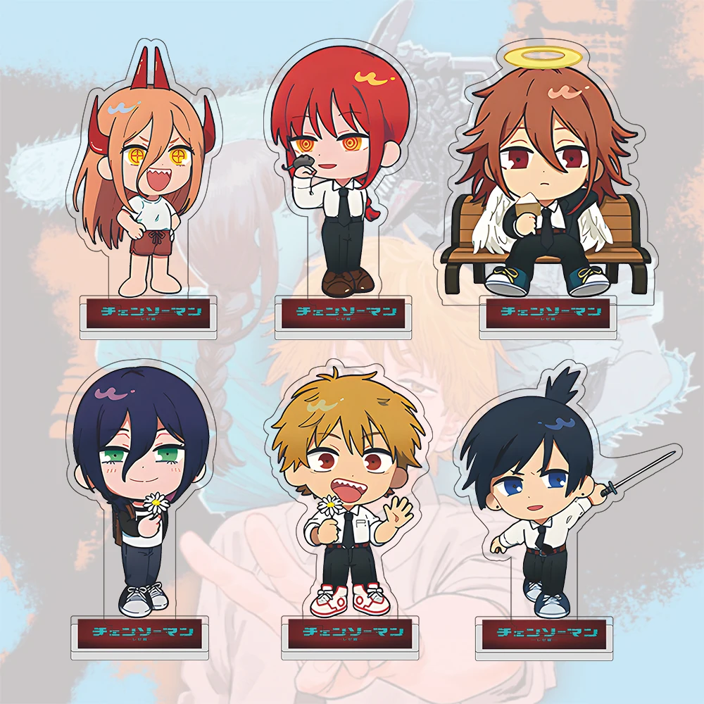 Desk Accessories - Chainsaw Man Chibi Espositore in Acrilico